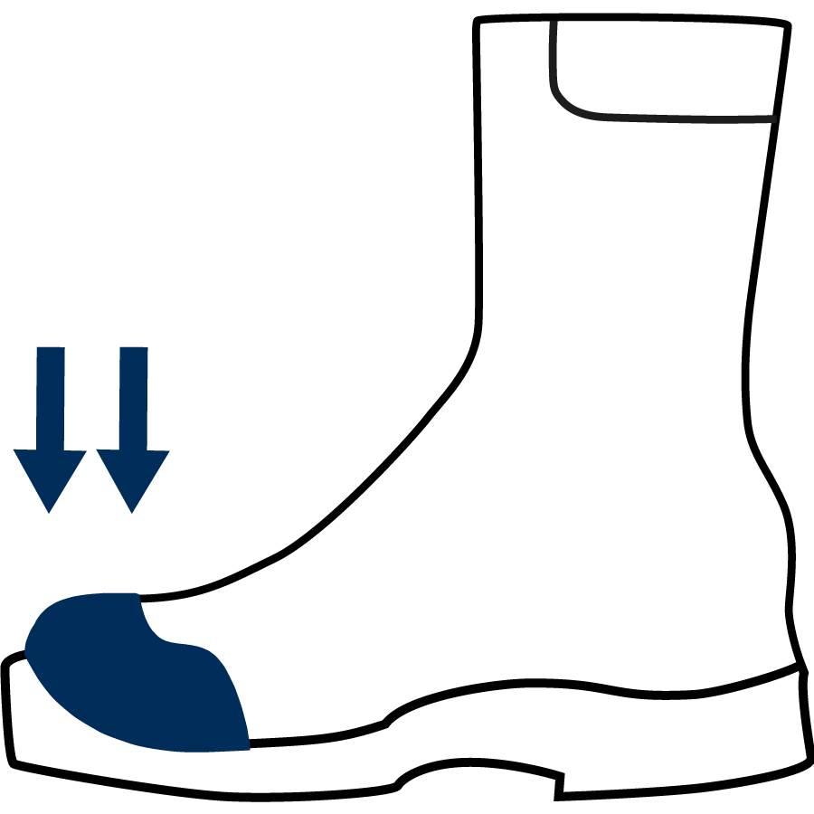 Protective Toe Cap with Rubber Cap