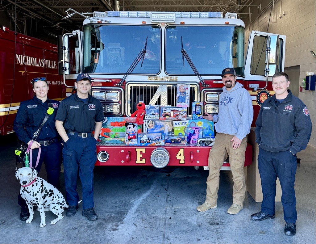 Nicholasville Firefighters Toy Drive 2024