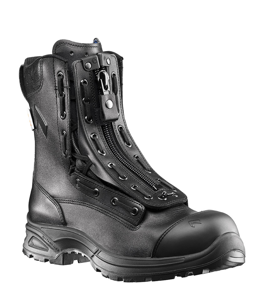 Black Airpower XR2 EMT boot with side zipper and reinforced toe design.