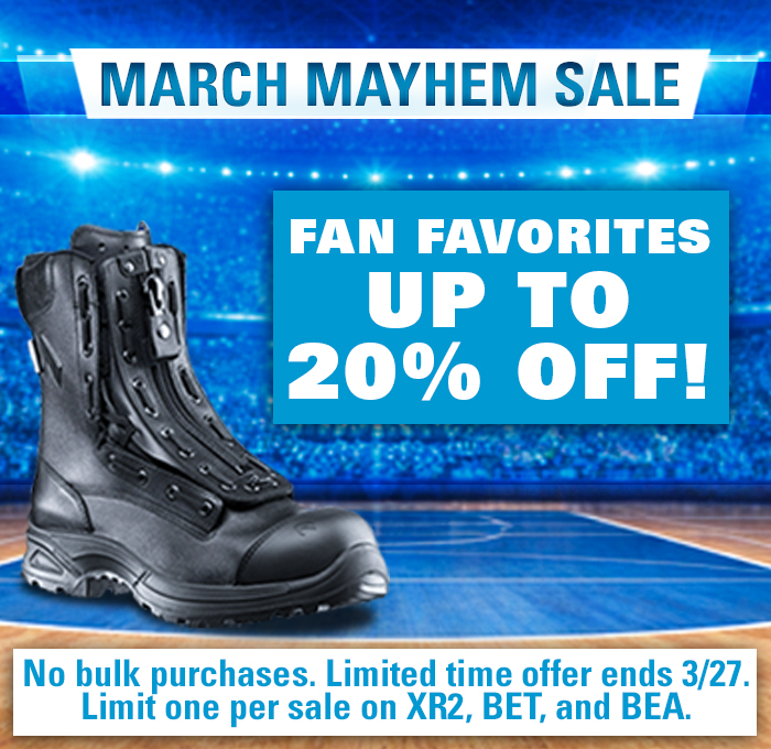 Shop HAIX boots during our March Mayhem Sale! Enjoy fan favorites at up to 20% off for a limited time.
