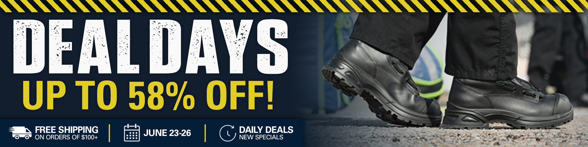 Save up to 58% plus free shipping on $100+ orders during HAIX Deal Days. New daily deals through June 26.