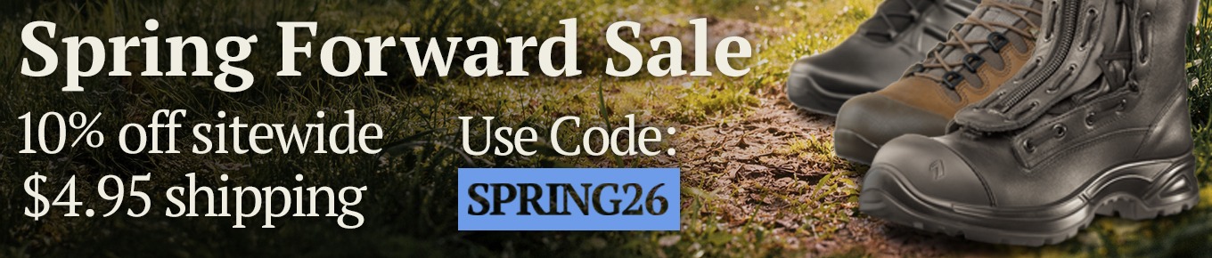 Sale with text featuring Spring Forward Sale - 10% off sitewide + $4.95 shipping with code SPRING26 on an outdoor setting