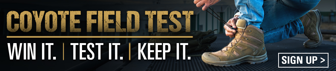 Sign up for a chance to test and keep a pair of Black Eagle Athletic Mid Coyote boots
