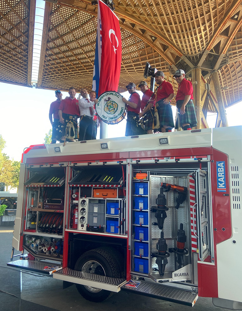 Hux Firefighting Cultures Connect Through Music at Interschutz
