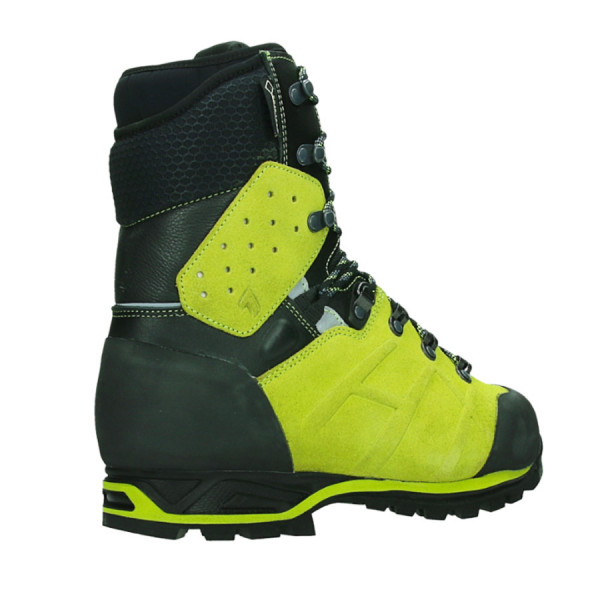 HAIX Protector Ultra Lime Green | Leather Logger Forestry Boots